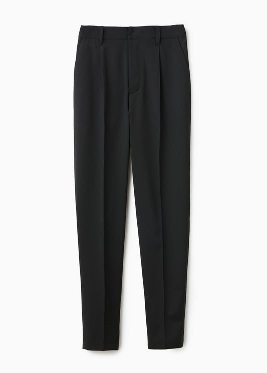 tapered pants black