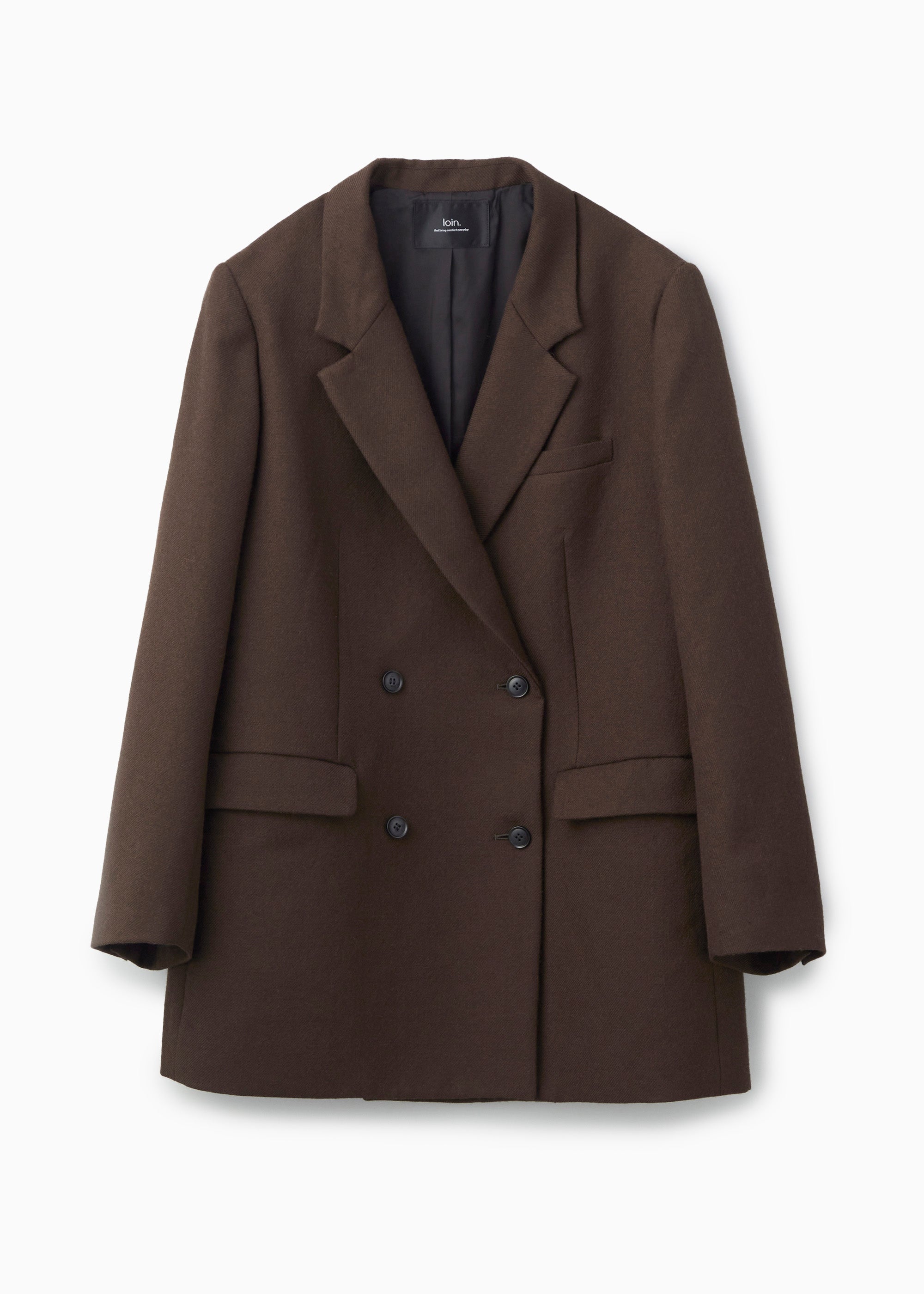 shetland wool coat JK