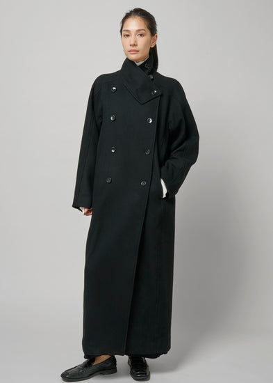 肩リボン　ワンピース　黒　COAT,S脇下身幅は42cm