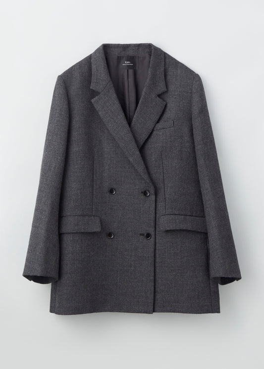 shetland wool coat JK