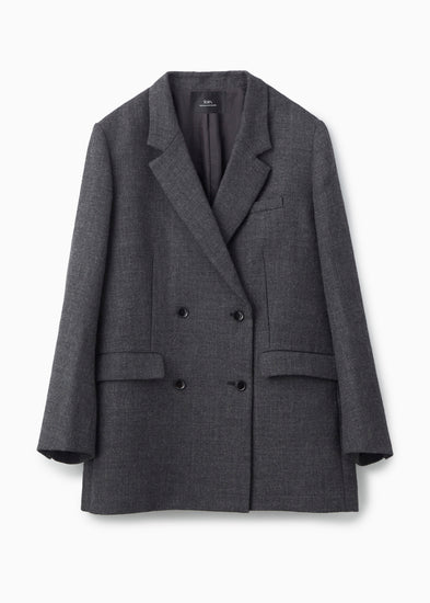 shetland wool coat JK