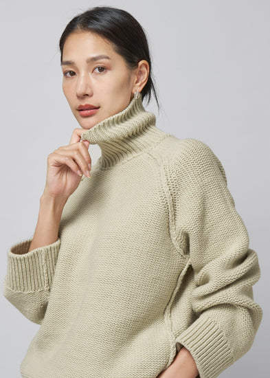 raglan wool sweater