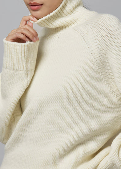 raglan wool sweater | 【公式】loin.(ロワン) 井川遥がトータル