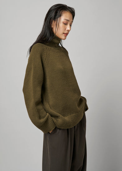 raglan wool sweater | 【公式】loin.(ロワン) 井川遥がトータル