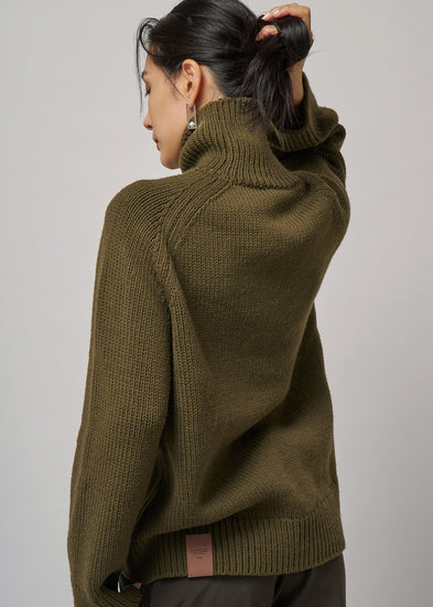 raglan wool sweater | 【公式】loin.(ロワン) 井川遥がトータル