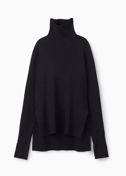 rib turtleneck