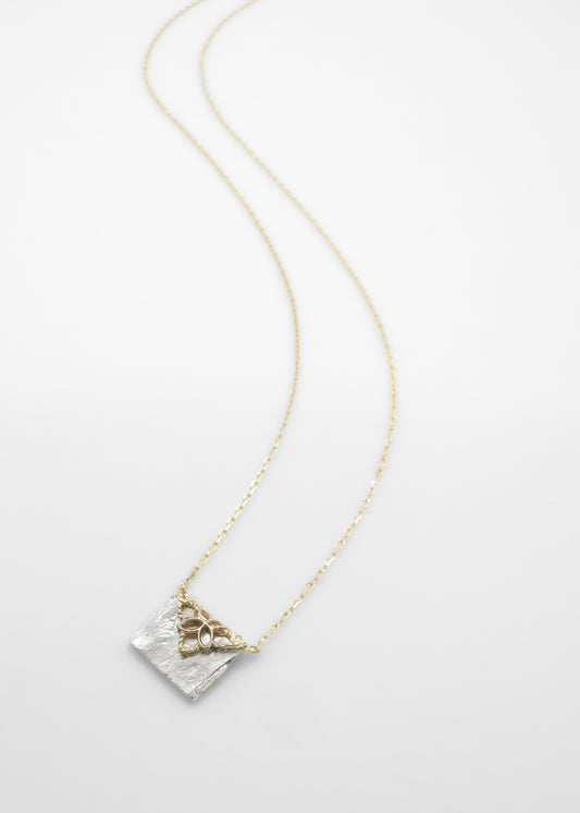 【受注】épeler L necklace gold×silver