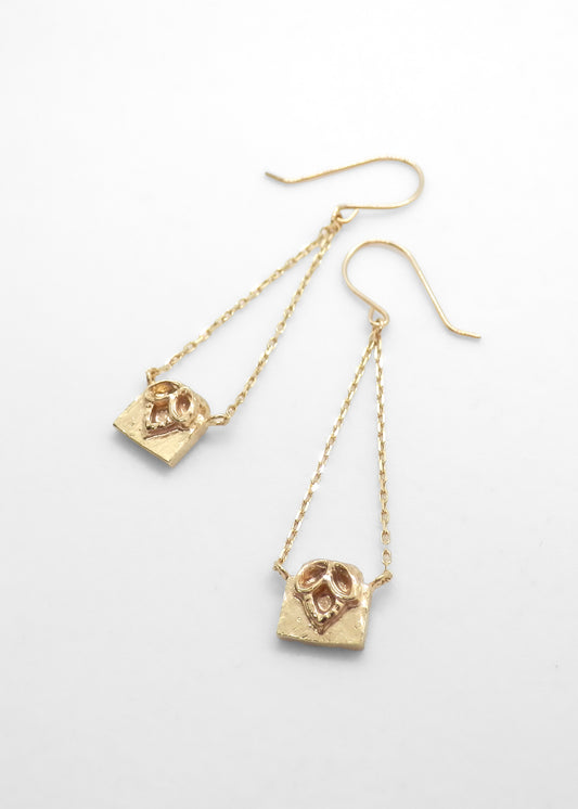 【受注】épeler S chain hook pierced earrings